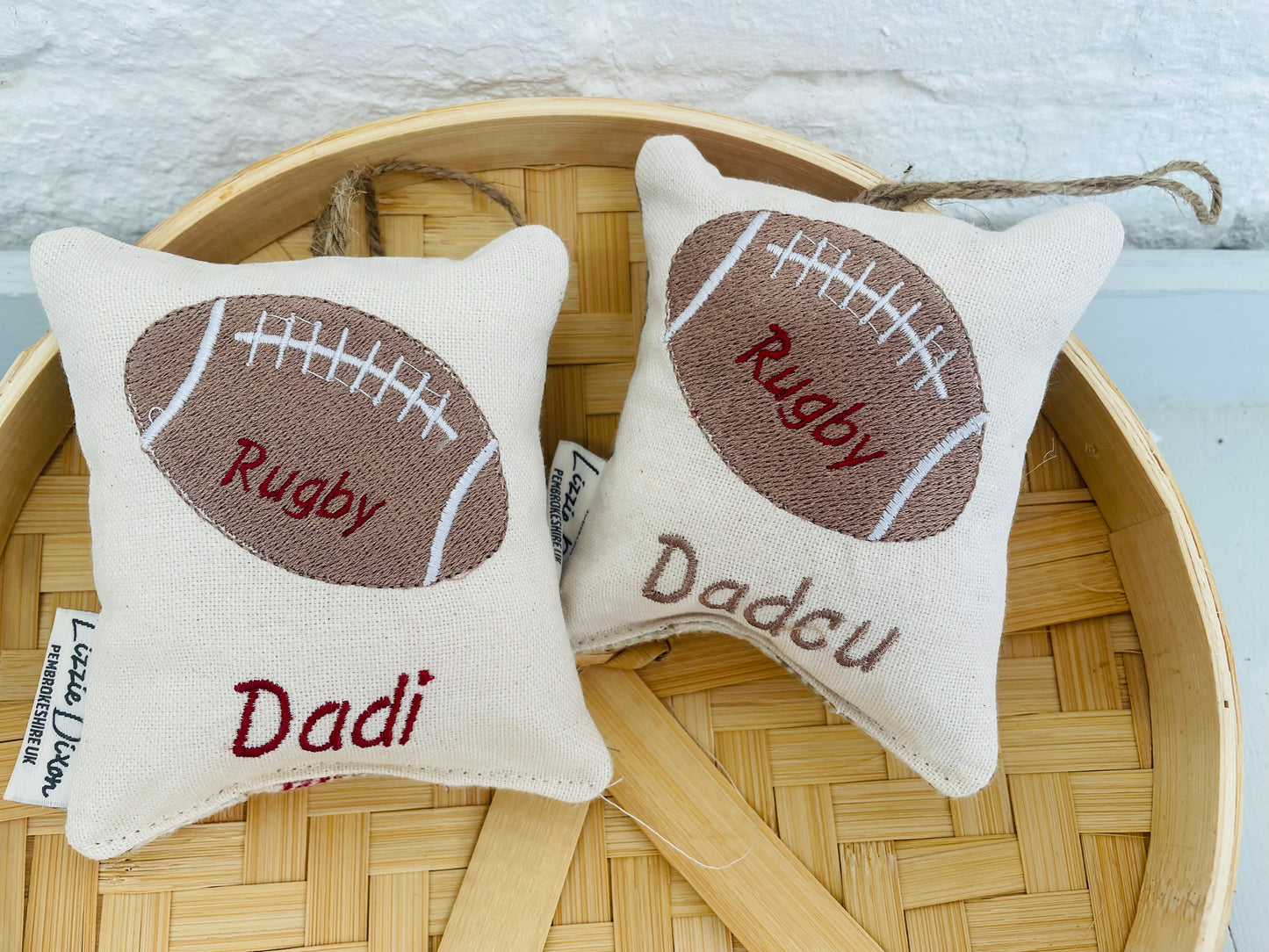 Personalised Rugby Father's Day Hanging Gift