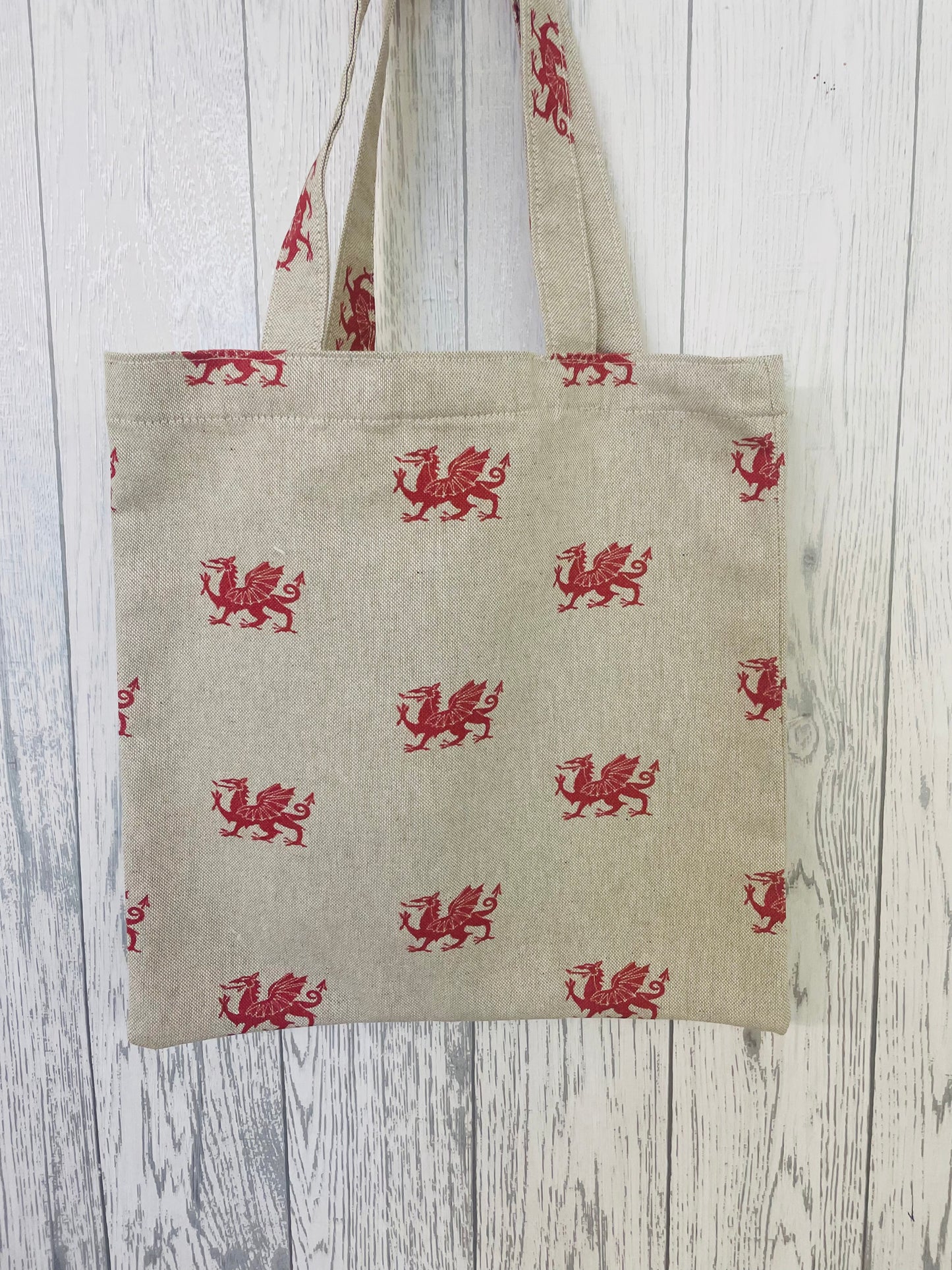 Dragon fabric Tote style Shopping. Bag