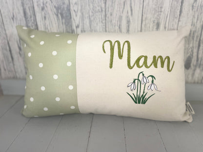 Personalised Mother's Day - Green Dotty and Snowdrop
