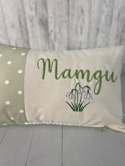 Personalised Mother's Day - Green Dotty and Snowdrop