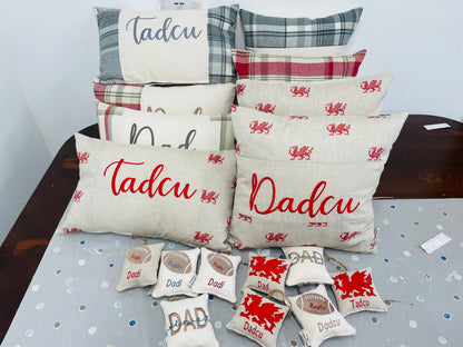 Personalised Father’s Day cushion-
