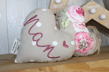 Nan Decorative Lavender Hanging Heart - Lizzie Dixon Designs