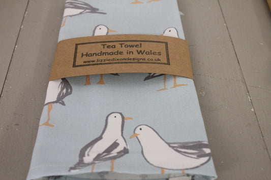 Duckegg Seagull Tea Towel