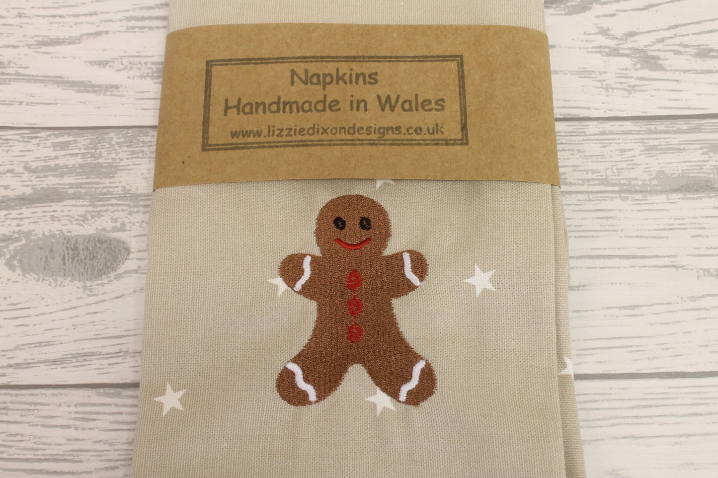 Gingerbread man Christmas Napkins
