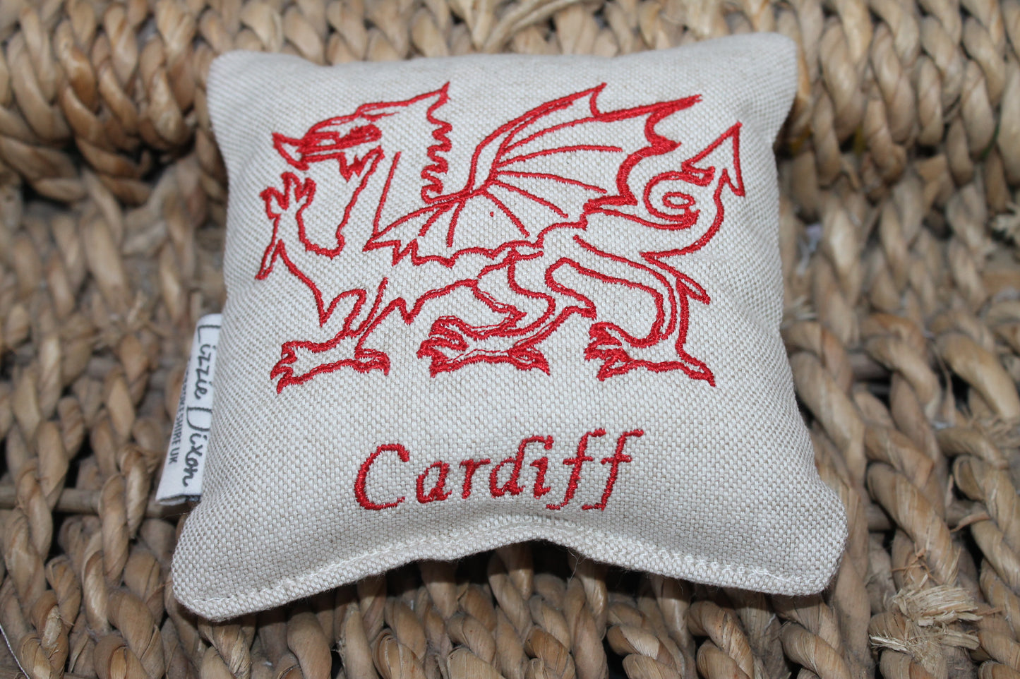 Welsh Dragon Hanging Decoration - Lizzie Dixon Designs