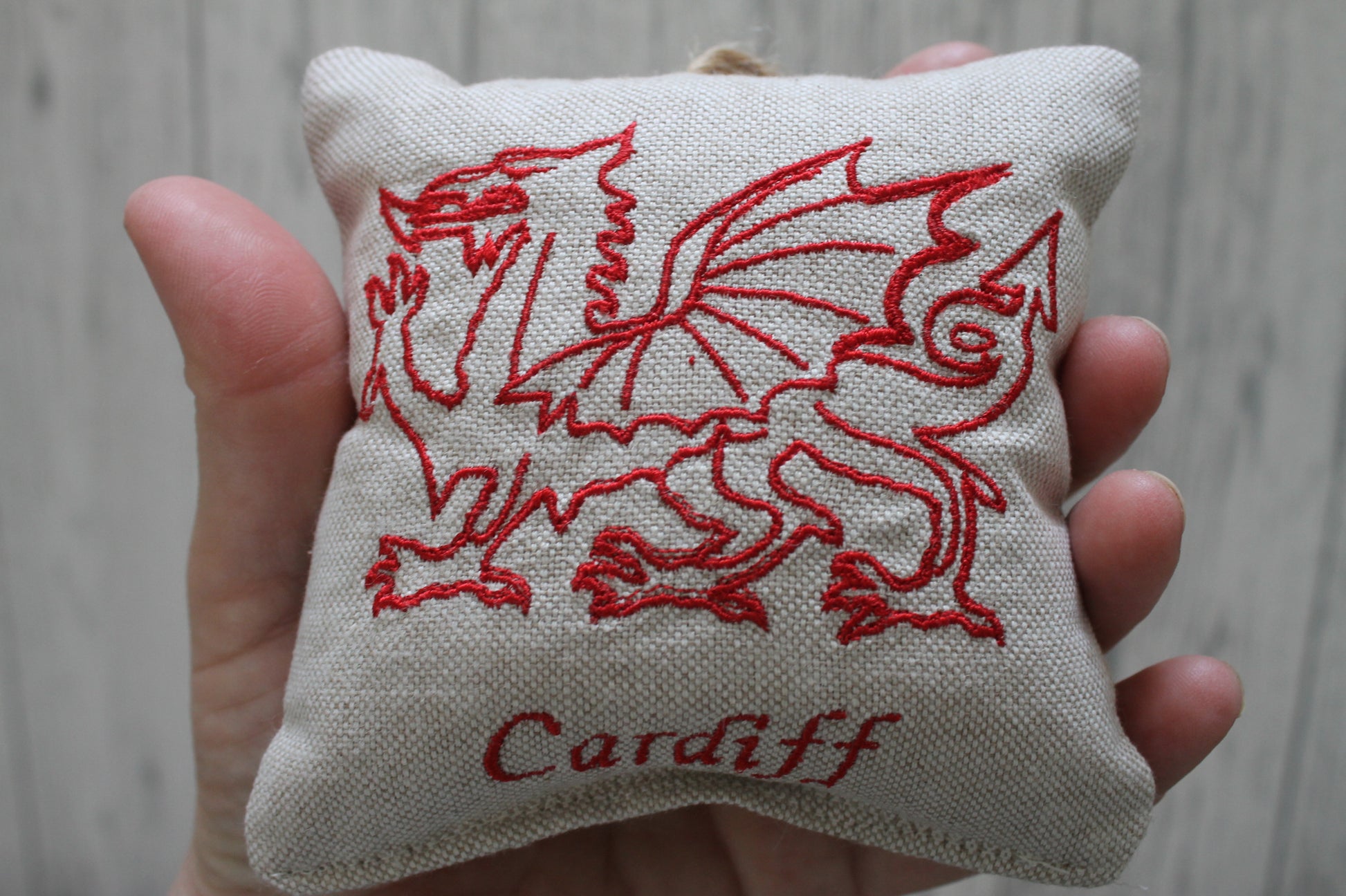 Welsh Dragon Hanging Decoration - Lizzie Dixon Designs