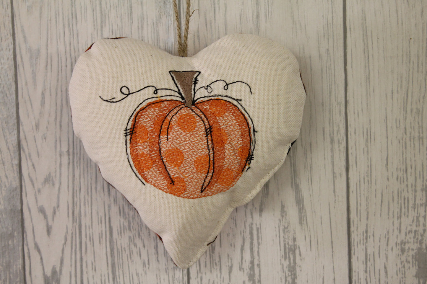 Pumpkin Hanging Heart Decorations