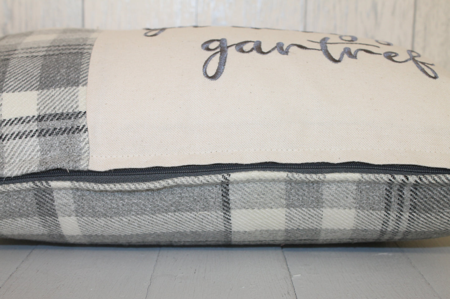 Welsh Quote Wool touch Long Cushion