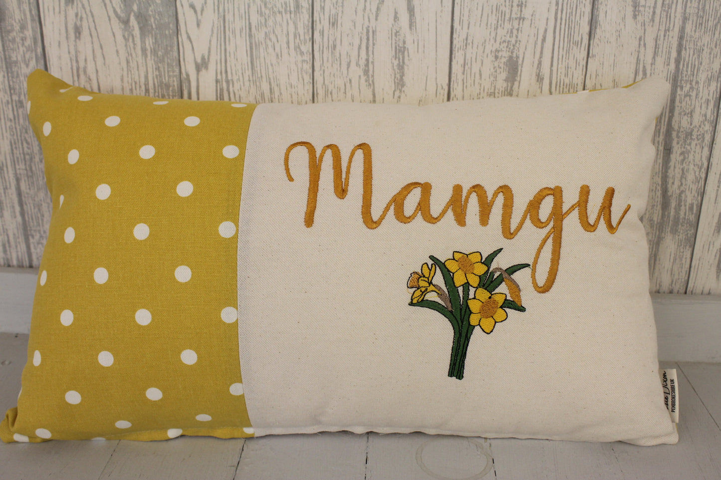 Personalised Mother's Day Gift- Mustard Dotty and Daffodli