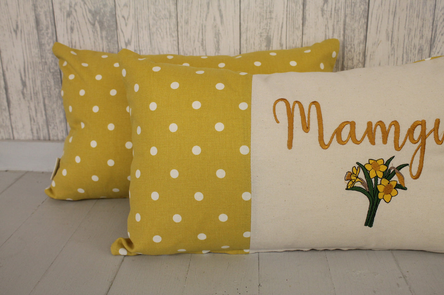 Personalised Mother's Day Gift- Mustard Dotty and Daffodli