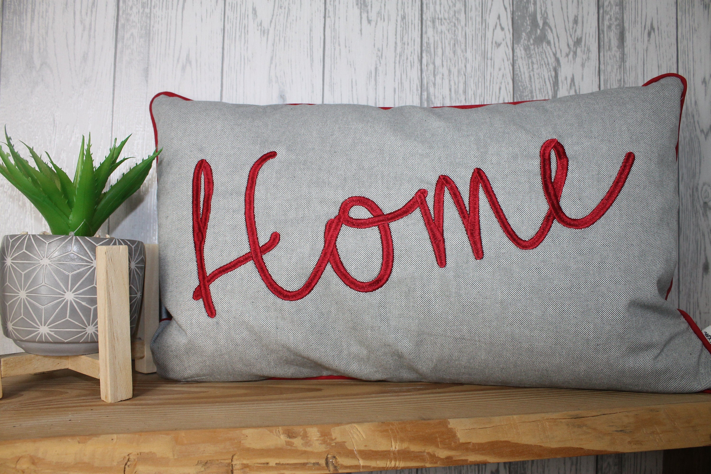 Grey home cushion hotsell