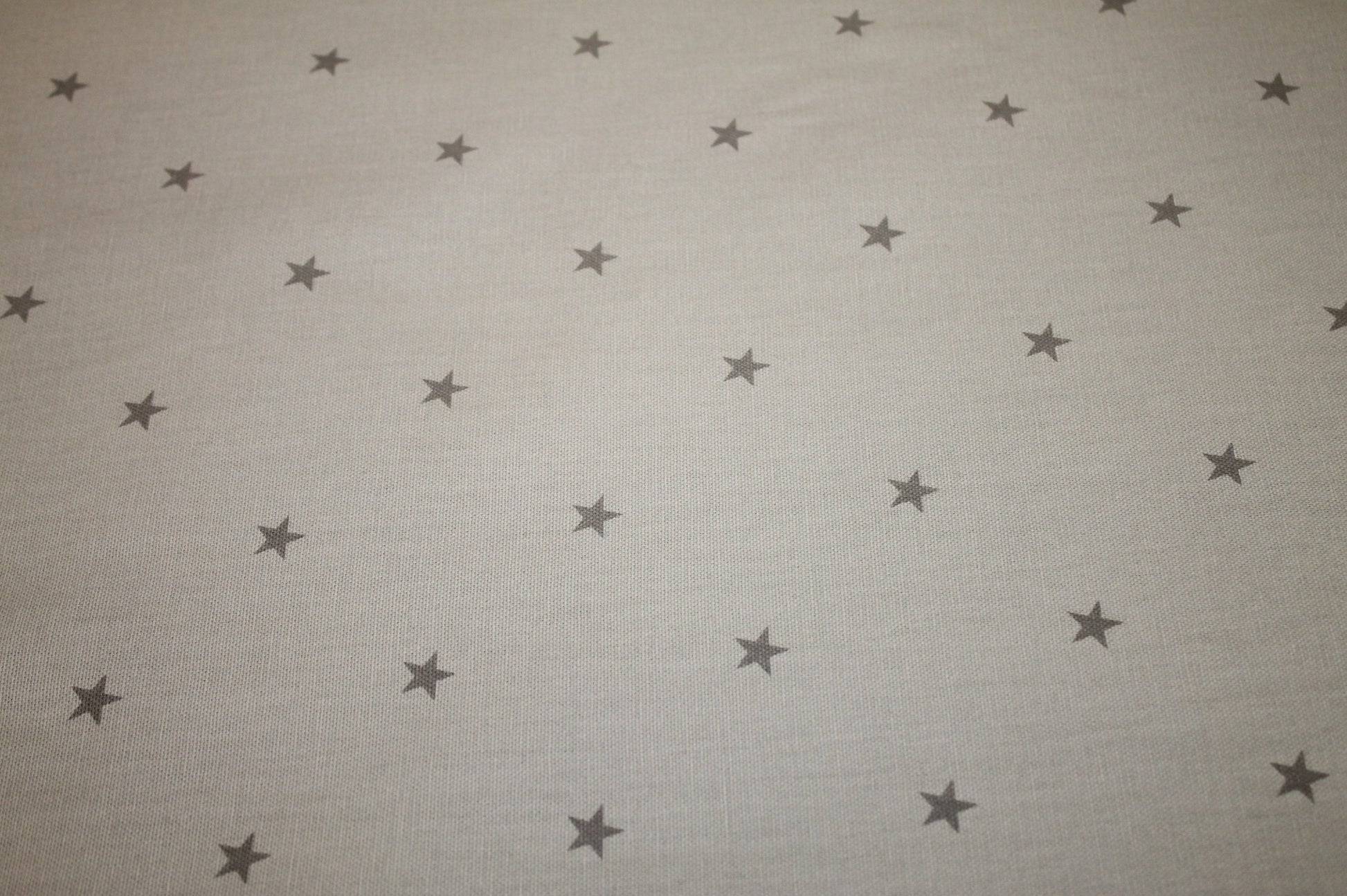 Handmade Tea Towel- Festive Tea Towel-Grey Gnome embroidered tea towel- Grey Stars Tea Towel